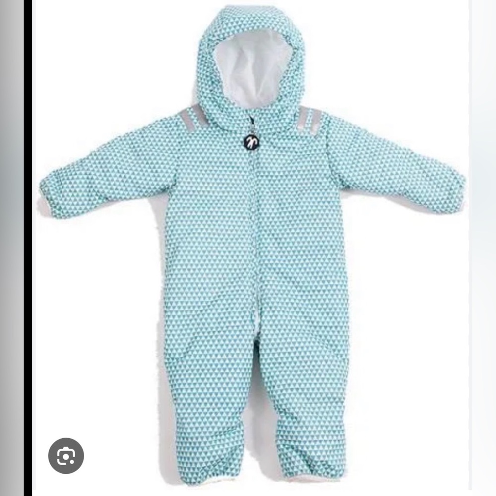 ducksday Waterproof Geometric Snowsuit Sz 9-12m Unisex